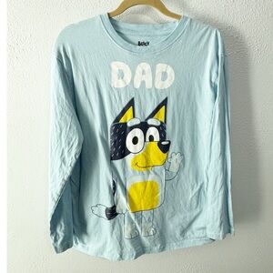 Bluey Dad long sleeve tee shirt size small